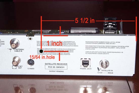 Hole location